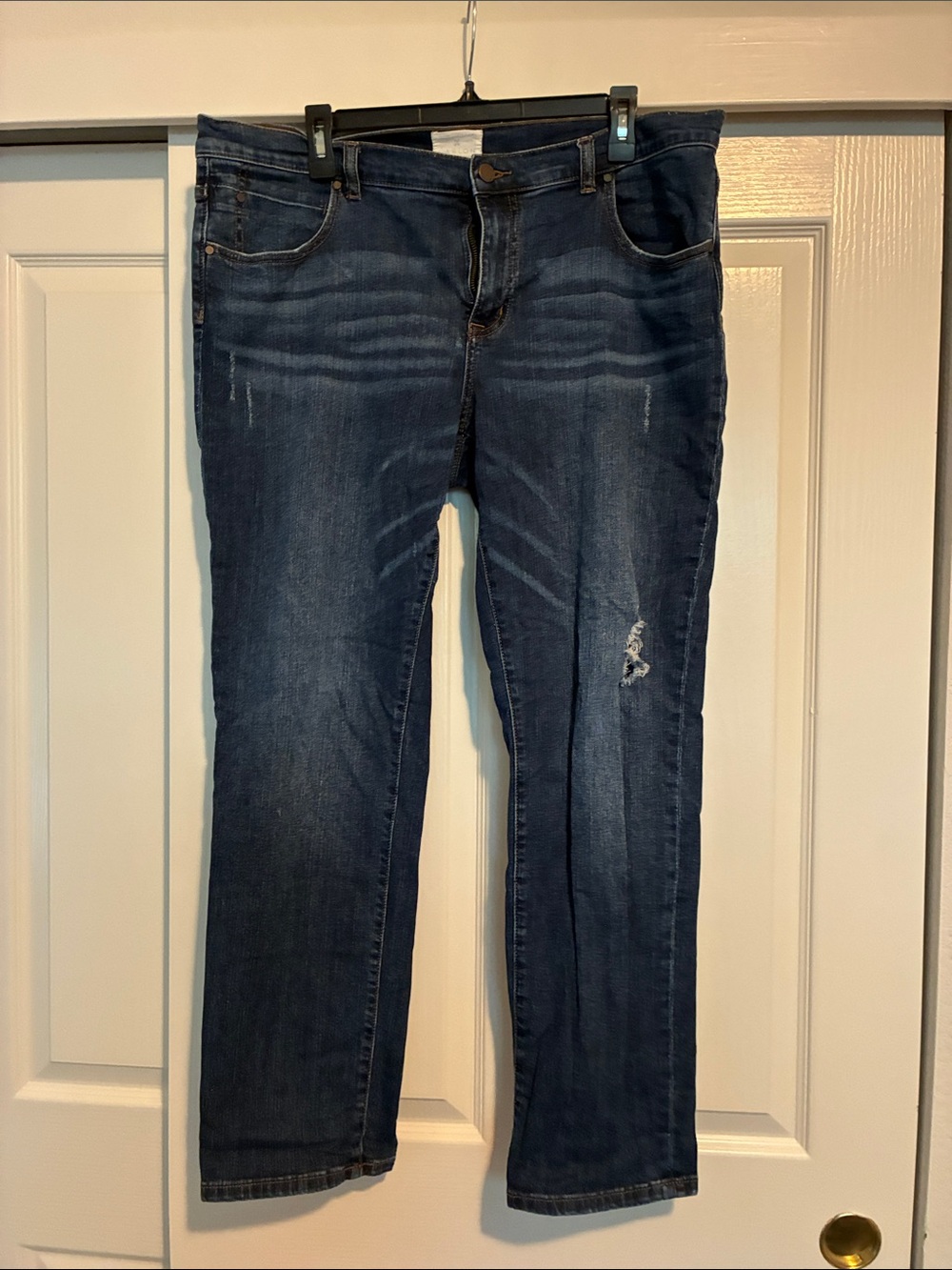 Y2K Straight-Leg Dark Blue Women’s Jeans